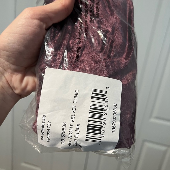 NWT Free People Women's Purple Tank - Picture 8 of 8